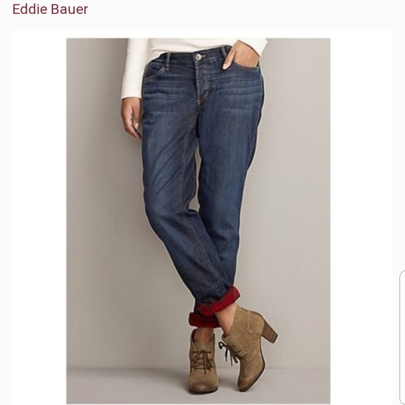 eddie bauer women's flannel lined pants